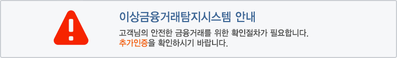 이상거래시스템 탐지 안내