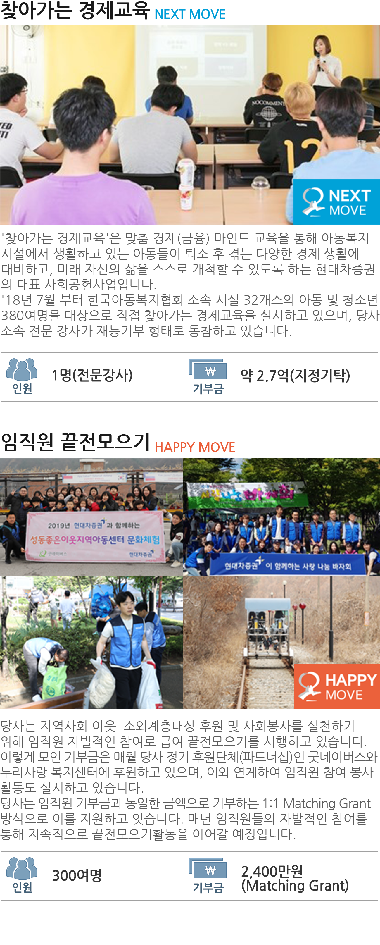 대표사업